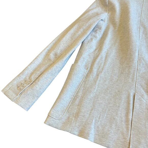 Richer Poorer Beige Button-Down Cotton Knit Blazer Jacket Casual Size Small NWOT - Picture 10 of 13